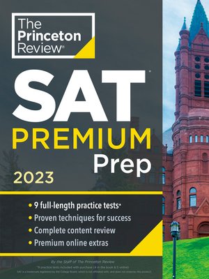 Princeton Review SAT Premium Prep, 2023 - ebook